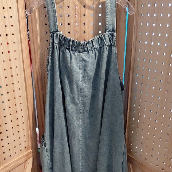 Casual Denim Maxi Dress - Picture 4 of 4